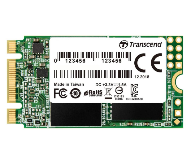 Transcend 128GB M.2 SATA 2242 MTS 430S - 559335 - zdjęcie